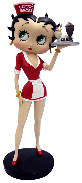 Betty Boop Diner Waitress - Click Image to Close